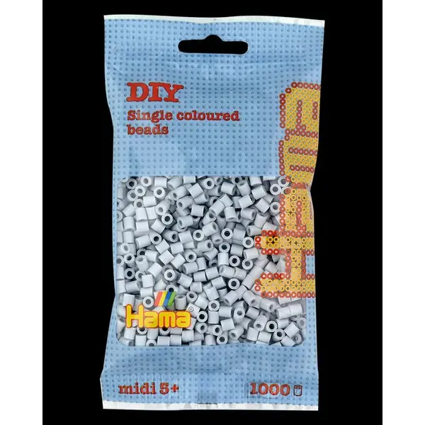 Sachet 1000 perles Midi: gris clair