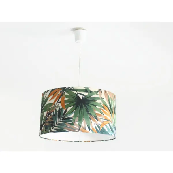 Abat-jour feuilles de palmier exotiques – décoration tropicale chic, luminaire salon chambre, ambiance végétale et dépaysante