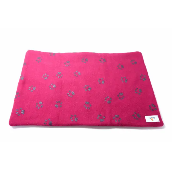 Tapis pour chat moelleux en polaire – couchage lavable – pièce unique