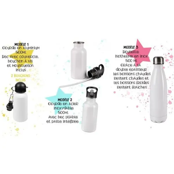 Gourde ou bouteille personnalisée Super maître