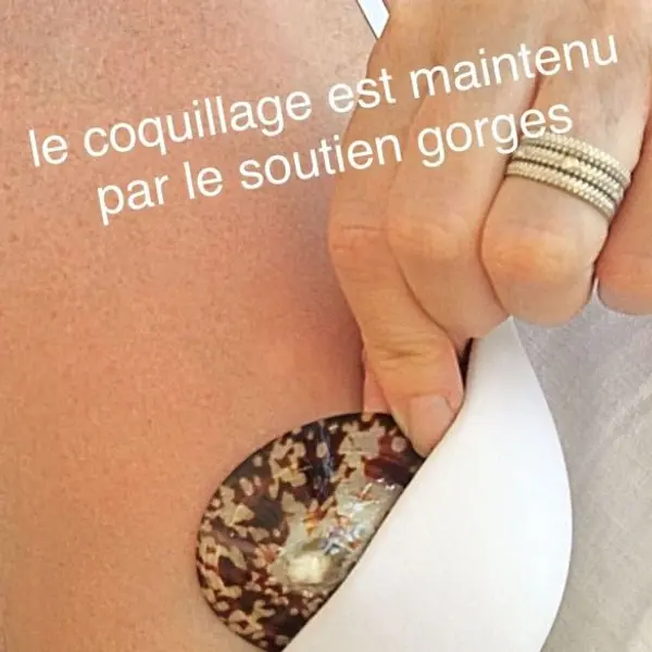 Coquillages d'allaitement en nacre Baby Shell