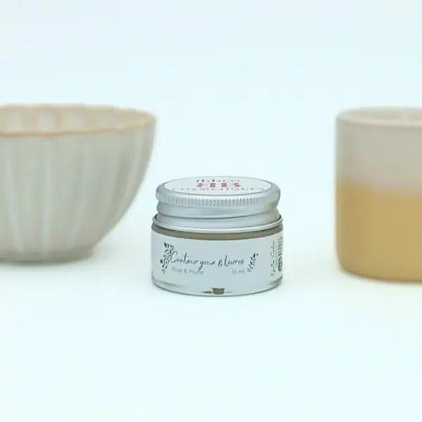 Contour des yeux et des lèvres, rose & prune, 15ml