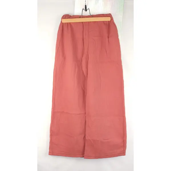 Pantalon léger en gaze de coton