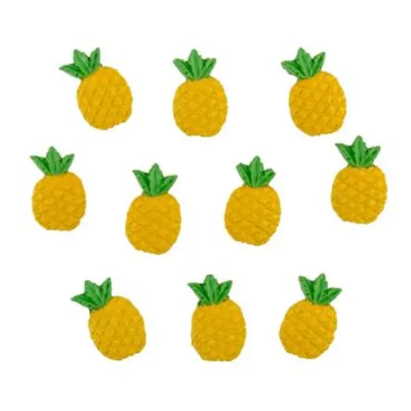 Sachet de 10 Ananas Adhésifs - Tropical
