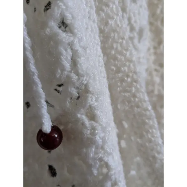 Longue veste au crochet fait main fête des mères