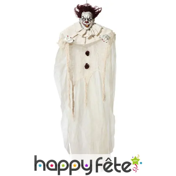Clown tueur à suspendre, 1,3m
