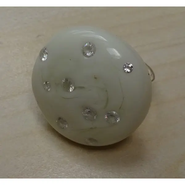 Bague, verre filé, lampwork, verre de murano, bag.1529