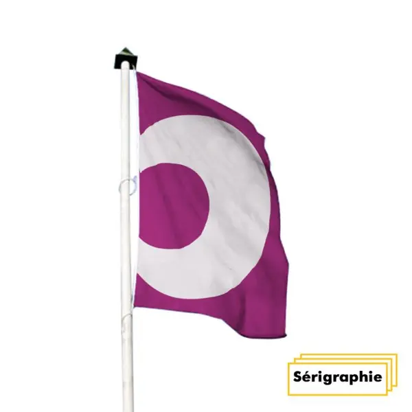 Drapeau vertical (sérigraphie)