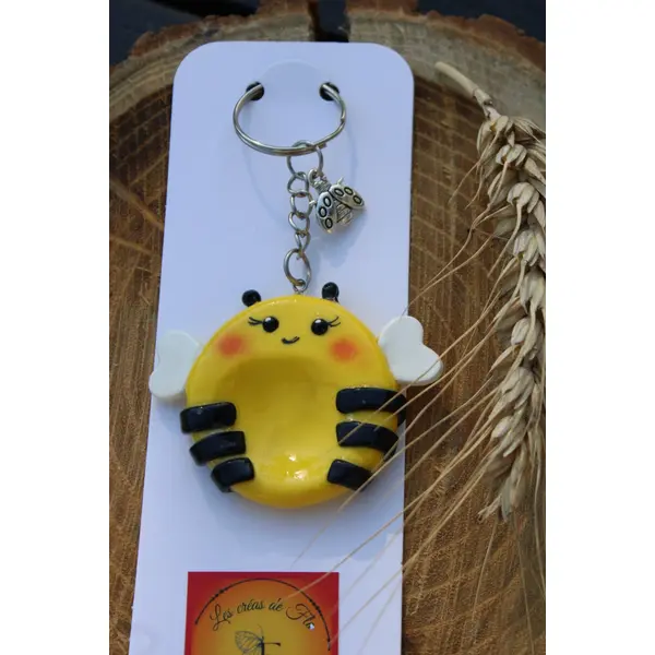 Worry stone porte clés