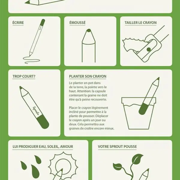 Crayon à planter Merci pour cette année 20/20