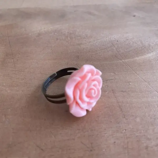 Bague réglable fleur