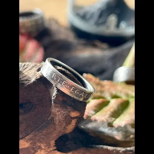 Bague argent 1 franc la semeuse