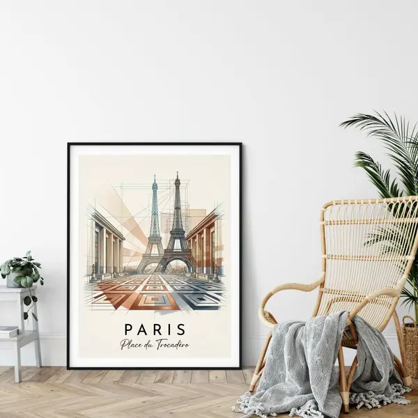 Place du trocadéro – paris édition numérotée et signée