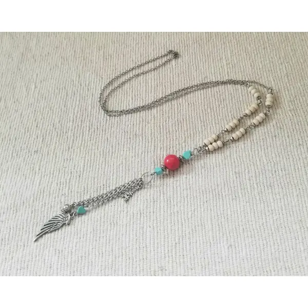 Boho jewelry collier gypsy breloques
