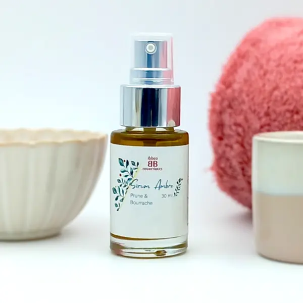 Huile de soin régénérante ambre, prune et bourrache, 30ml