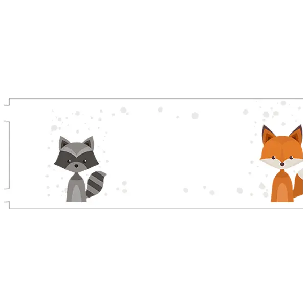 Mug résistant pour enfant personnalisé Animaux forêt