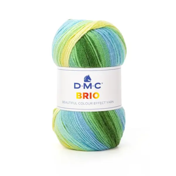 Pelote DMC Brio en laine et acrylique coloris mixte 409 - 100 g