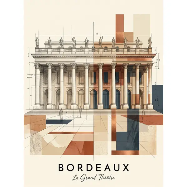 Le grand théâtre de bordeaux – paris édition numérotée et signée