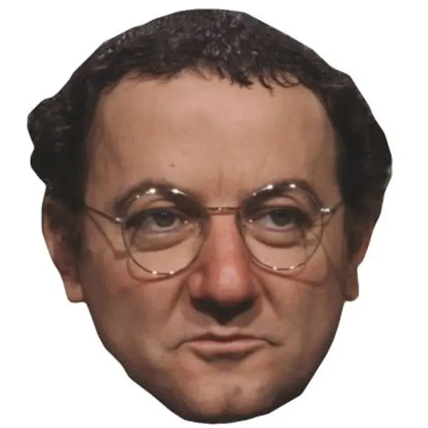 Masque Carton Coluche