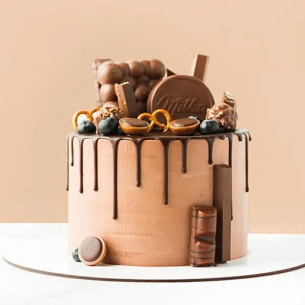 Glaçage pour drip cake marron 120 g - DDM 08/26