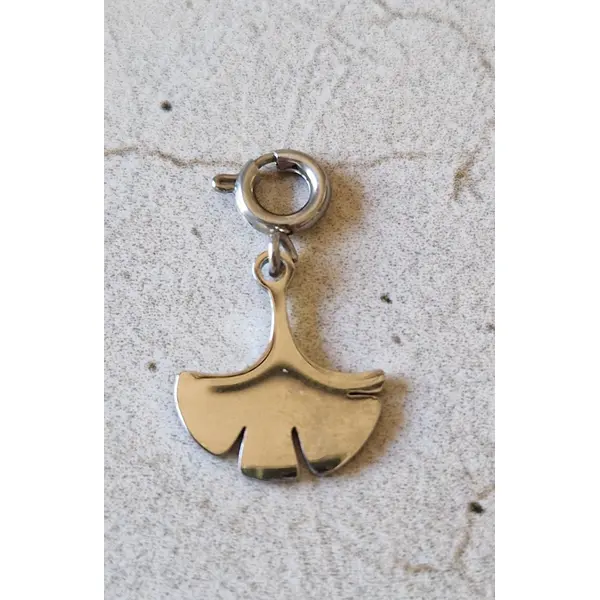 Charms en acier inoxydable argenté