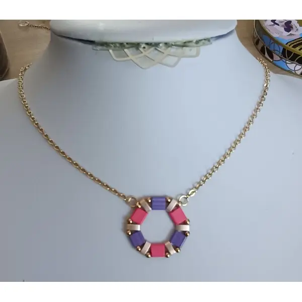 Collier perles tila a694