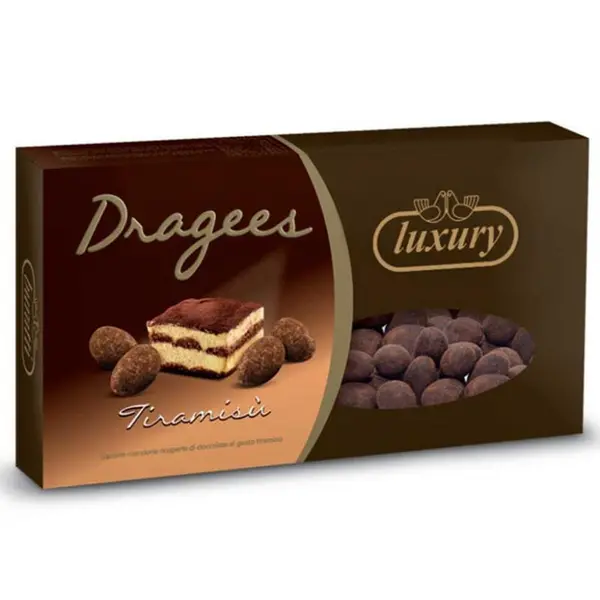 Dragées originales chocolat cappucino, tiramisu ou nougatine