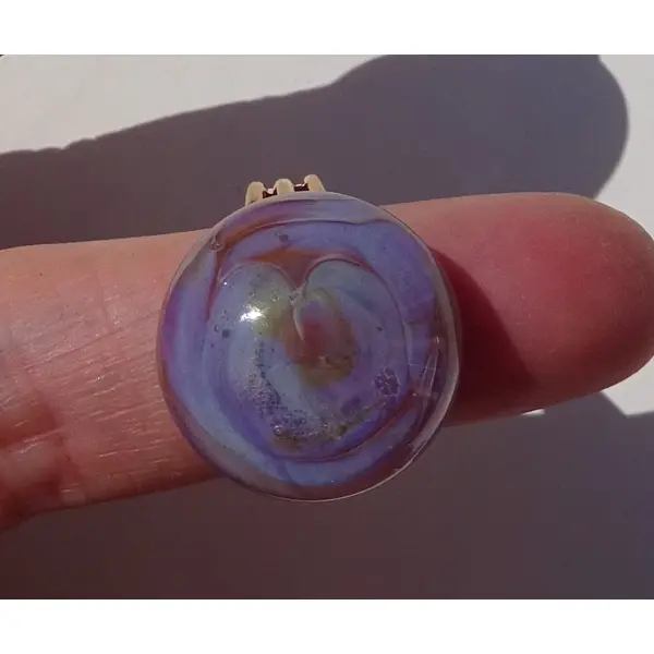 Bague cabochon murano bag.1527