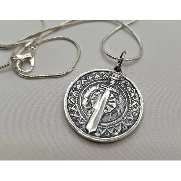 Pendentif en argent sterling vardan mamikonyan & signe de l’éternité