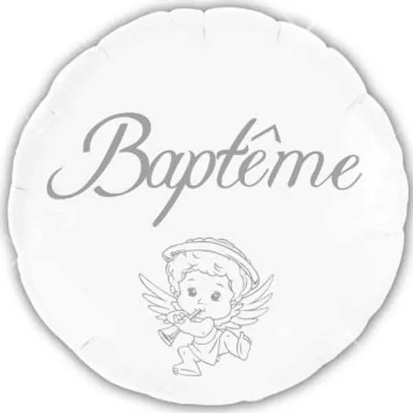 8 Ballons de Baudruche Blanc et Rose - C'est Une Fille