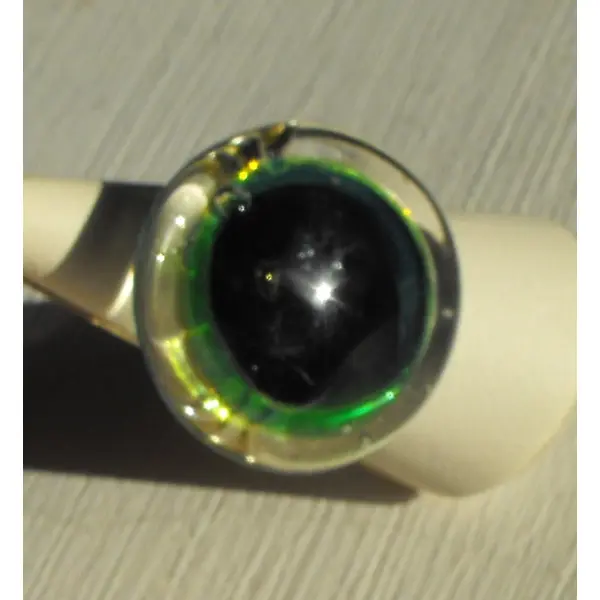 Bague cabochon murano bag.1117