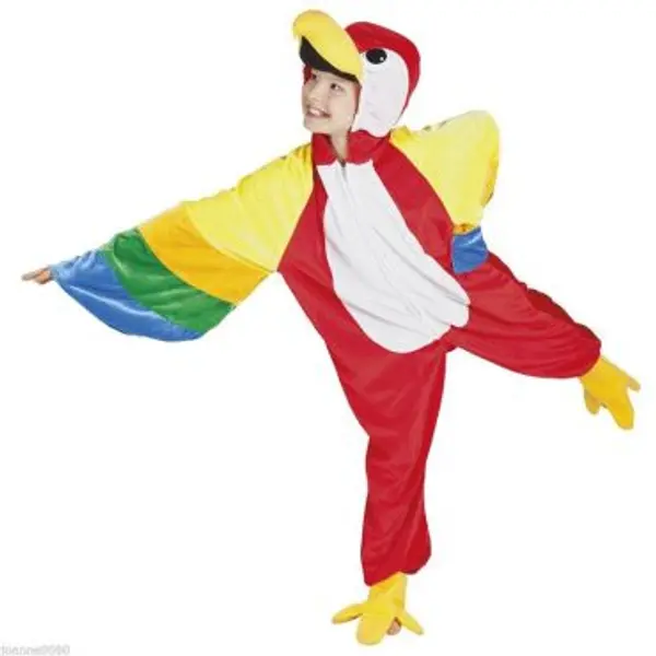 Costume de Perroquet Enfant - Taille au Choix