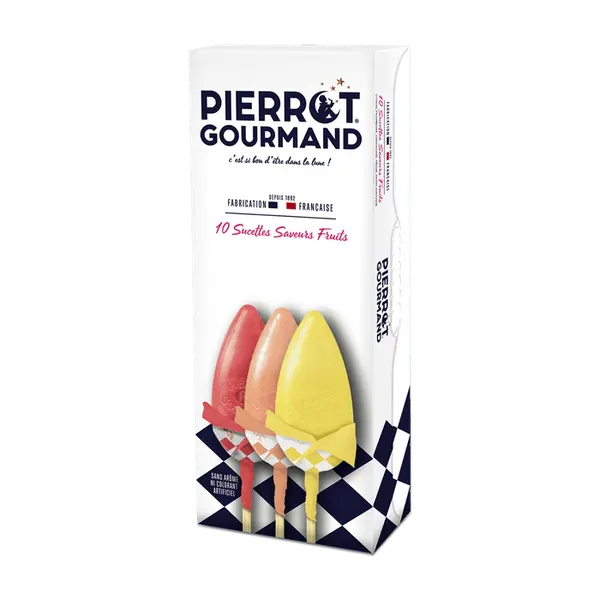 Assortiment de sucettes aux saveurs fruitées - x10