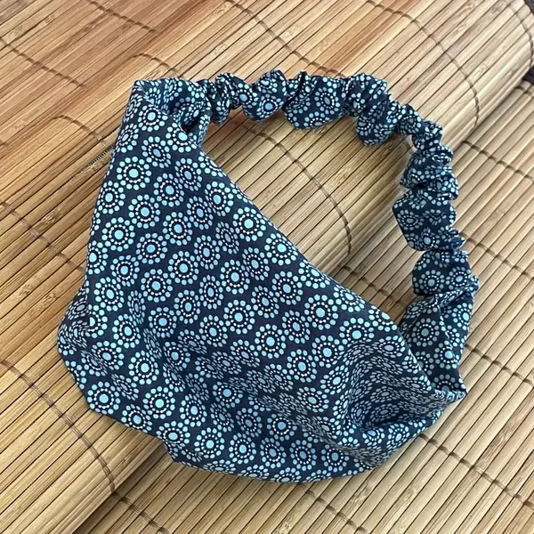 Bandeau pour cheveux fleurs stylisées