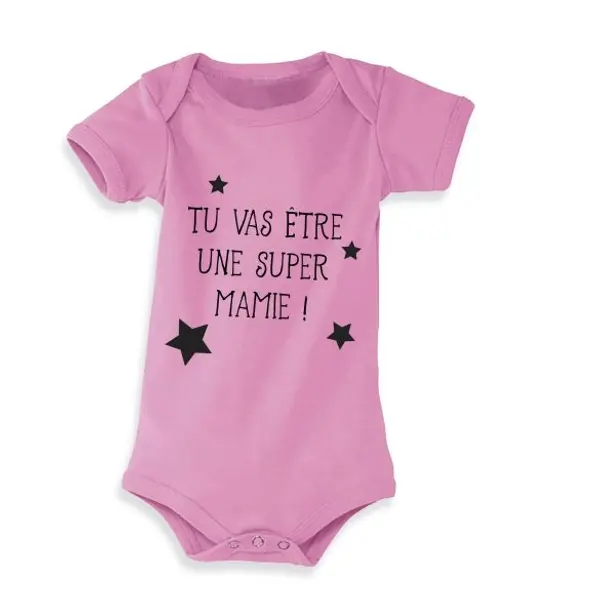 Body bébé personnalisé Annonce de grossesse