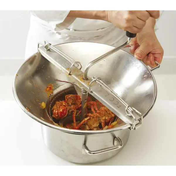 moulins à légumes n°5 inox avec 1 grille 3 mm