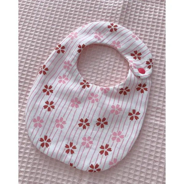 Ensemble bébé japonais 0–3 mois – cadeau de naissance poétique – motif fleurs de cerisier (sakura)