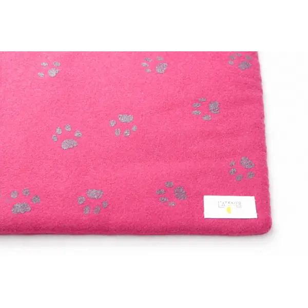 Tapis pour chat moelleux en polaire – couchage lavable – pièce unique