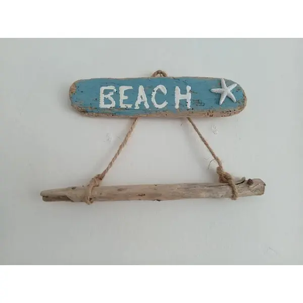 Porte papier toilette avec bois flotté " beach"