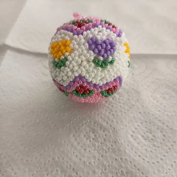 Explication pour realiser une boule en tissage danois