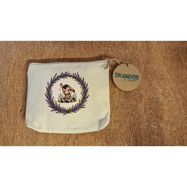 Trousse plate petit ane et lavande