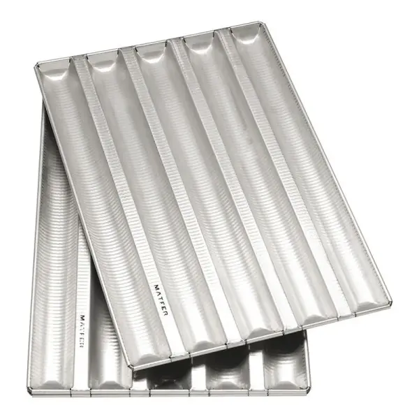 Alu-Gaufer plaques à pain 600 x 430 8 ficelles