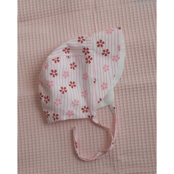 Ensemble bébé japonais 0–3 mois – cadeau de naissance poétique – motif fleurs de cerisier (sakura)