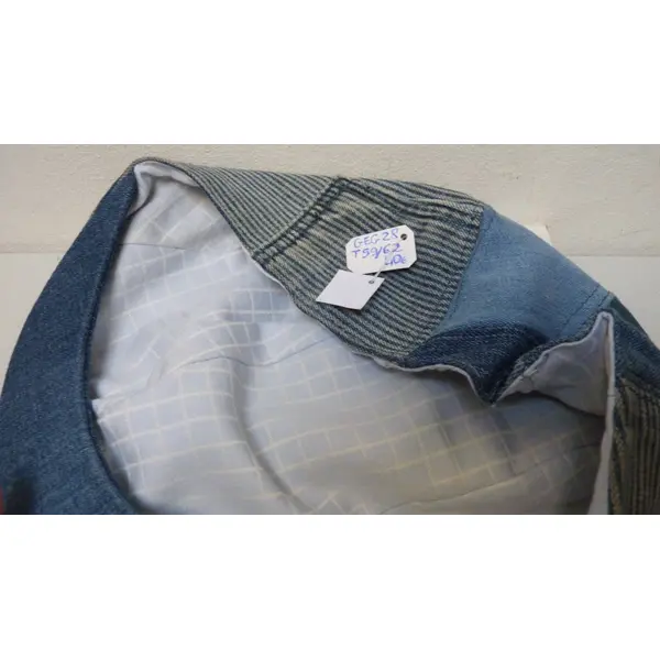Casquette patchwork bec de canard t58/62 geg n°28, cadeau homme, flat-cap