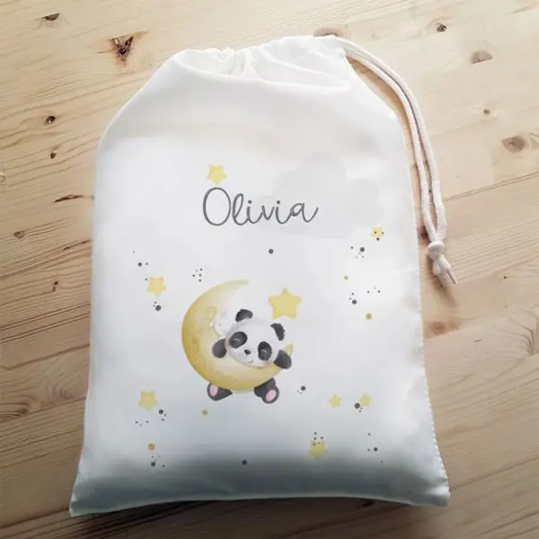 Pochon personnalisable Panda Lune