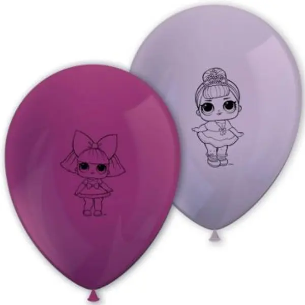 8 Ballons de Baudruche - LOL Surprise