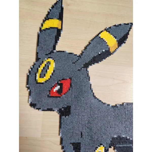 Grande création en perles à repasser – personnage manga – décoration murale – fait main