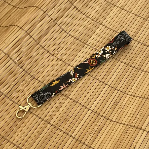 Porte-clés lanière héron japonais