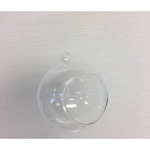 Boule de Noël transparente ouverte