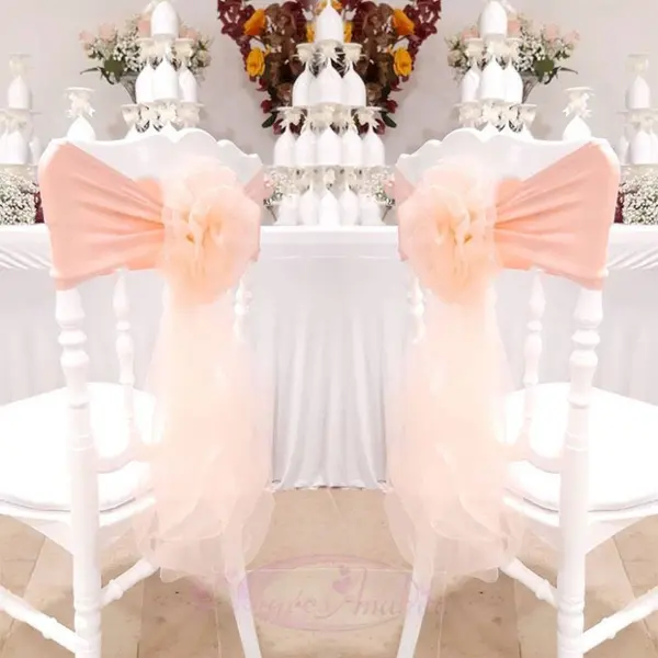 10 Noeuds de chaise en fleur Corail